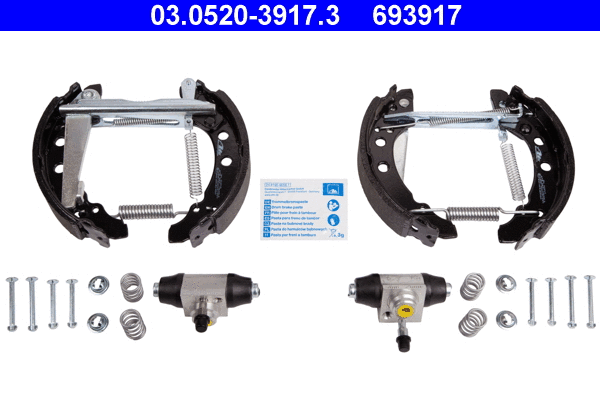 Brake Shoe Set (03.0520-3917.3)