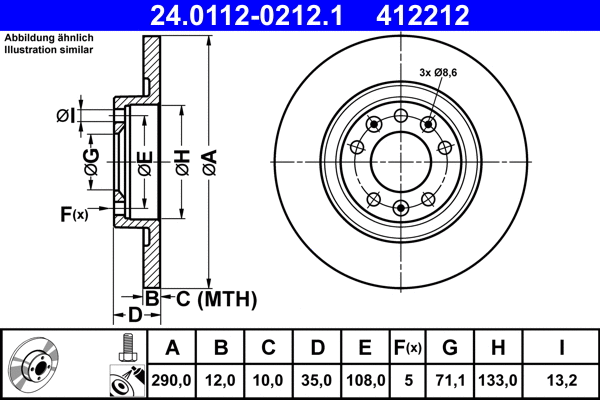Brake Disc (24.0112-0212.1)