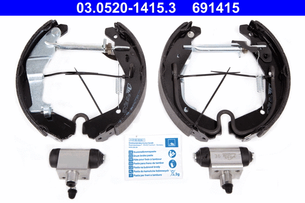 Brake Shoe Set (03.0520-1415.3)