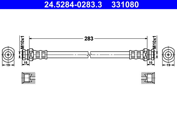 Brake Hose (24.5284-0283.3)