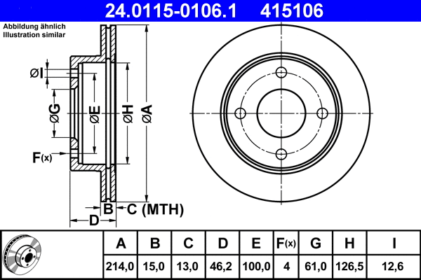 Brake Disc (24.0115-0106.1)