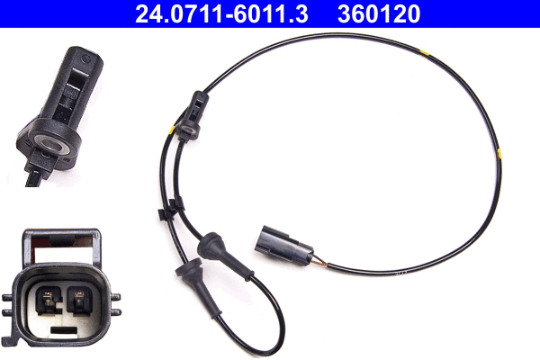 Sensor, wheel speed (24.0711-6011.3)
