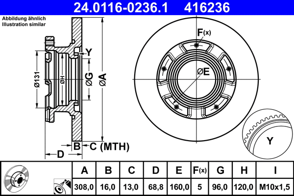 Brake Disc (24.0116-0236.1)