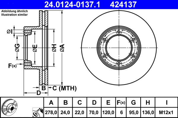 Brake Disc (24.0124-0137.1)