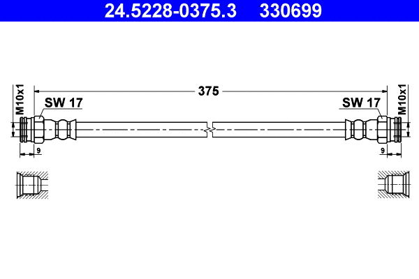 Brake Hose (24.5228-0375.3)