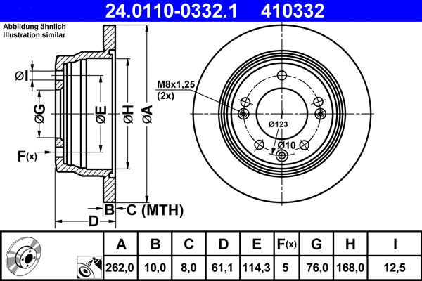 Brake Disc (24.0110-0332.1)