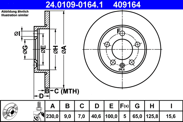 Brake Disc (24.0109-0164.1)
