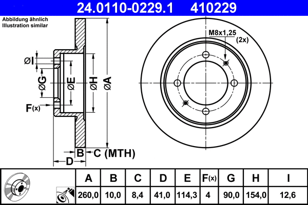 Brake Disc (24.0110-0229.1)