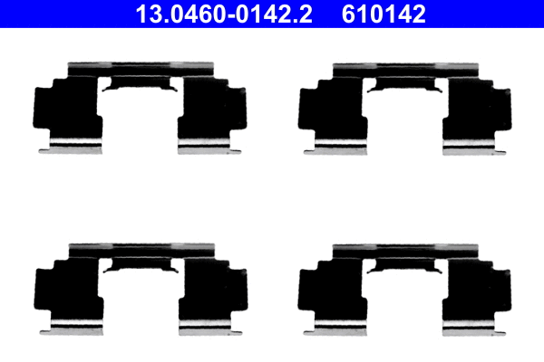 Accessory Kit, disc brake pad (13.0460-0142.2)