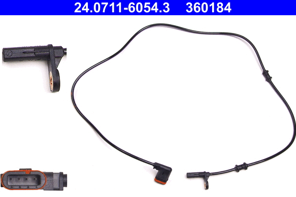 Sensor, wheel speed (24.0711-6054.3)