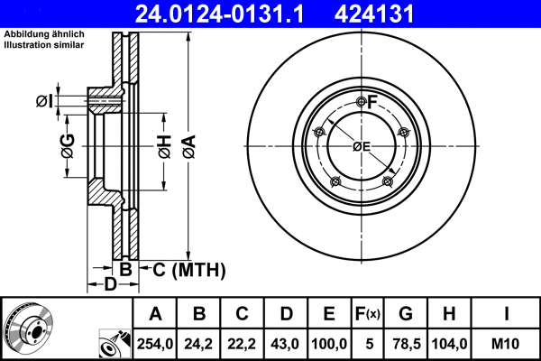 Brake Disc (24.0124-0131.1)