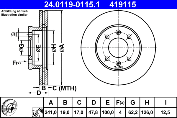 Brake Disc (24.0119-0115.1)