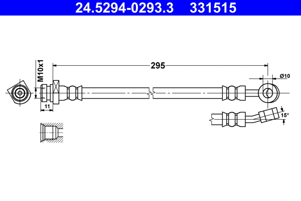 Brake Hose (24.5294-0293.3)