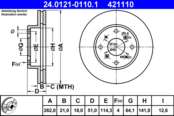 Brake Disc (24.0121-0110.1)
