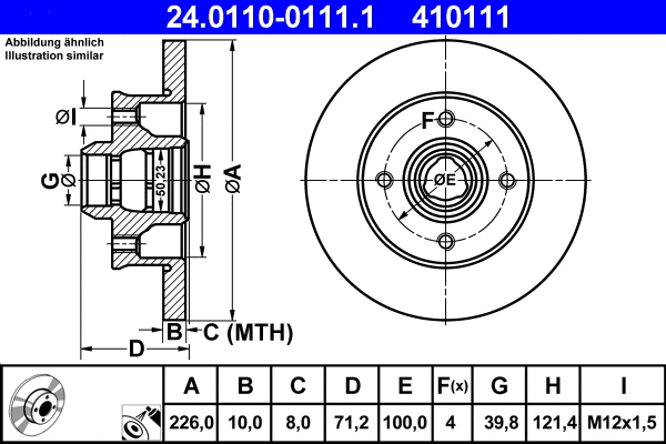 Brake Disc (24.0110-0111.1)