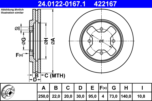 Brake Disc (24.0122-0167.1)