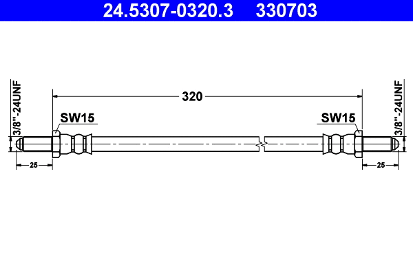 Brake Hose (24.5307-0320.3)