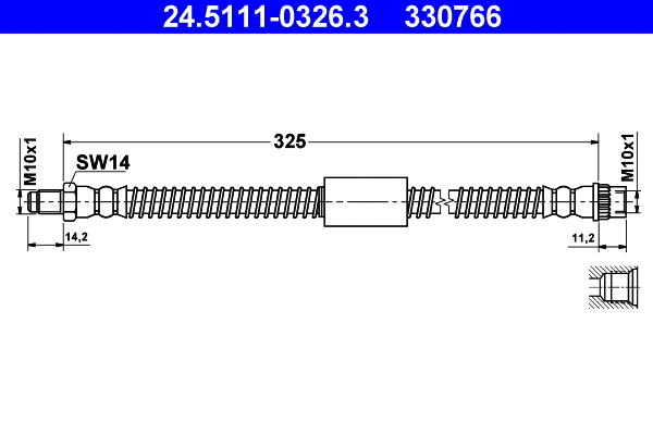 Brake Hose (24.5111-0326.3)