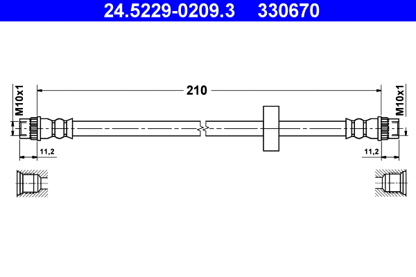 Brake Hose (24.5229-0209.3)