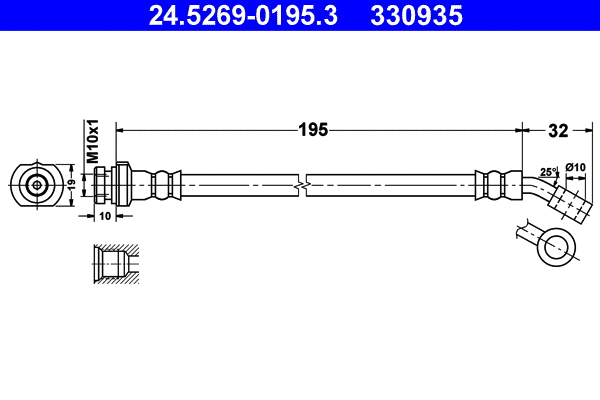 Brake Hose (24.5269-0195.3)
