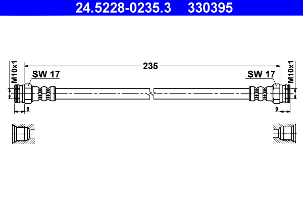 Brake Hose (24.5228-0235.3)