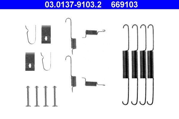 Accessory Kit, brake shoes (03.0137-9103.2)
