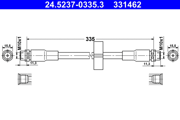 Brake Hose (24.5237-0335.3)