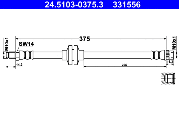 Brake Hose (24.5103-0375.3)