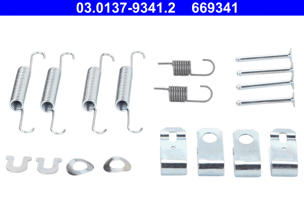 Accessory Kit, parking brake shoes
