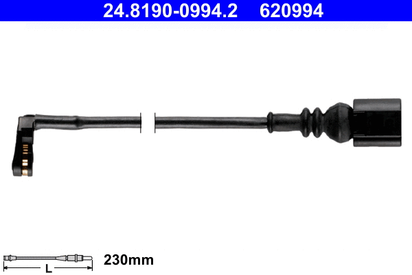 Warning Contact, brake pad wear (24.8190-0994.2)