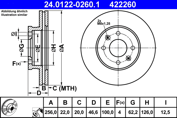 Brake Disc (24.0122-0260.1)
