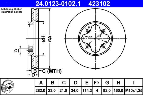 Brake Disc (24.0123-0102.1)