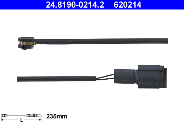 Warning Contact, brake pad wear (24.8190-0214.2)