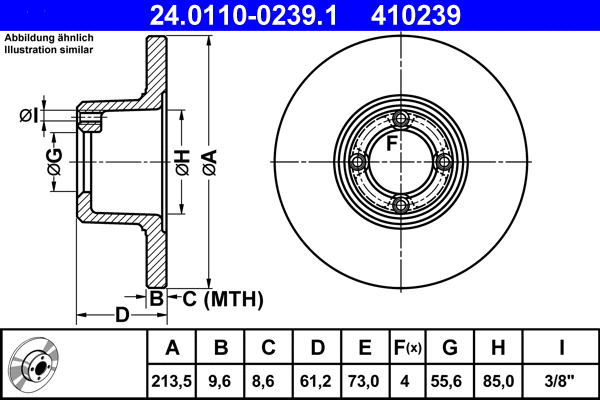 Brake Disc (24.0110-0239.1)