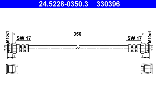 Brake Hose (24.5228-0350.3)