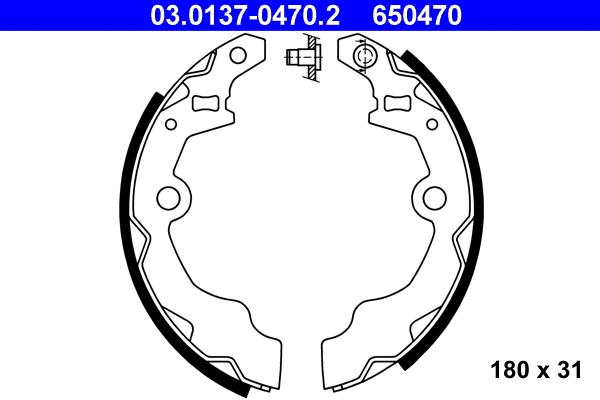Brake Shoe Set (03.0137-0470.2)