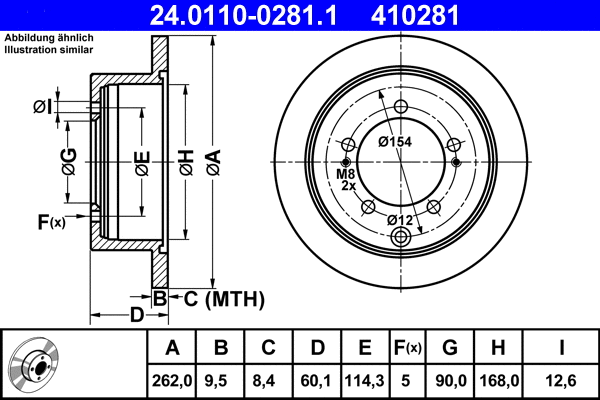 Brake Disc (24.0110-0281.1)