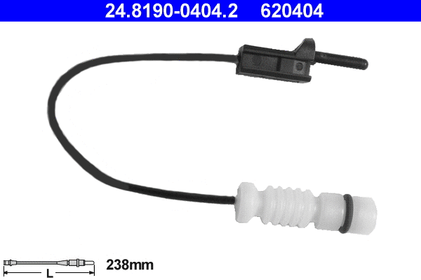 Warning Contact, brake pad wear (24.8190-0404.2)