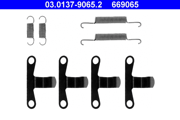 Accessory Kit, parking brake shoes (03.0137-9065.2)