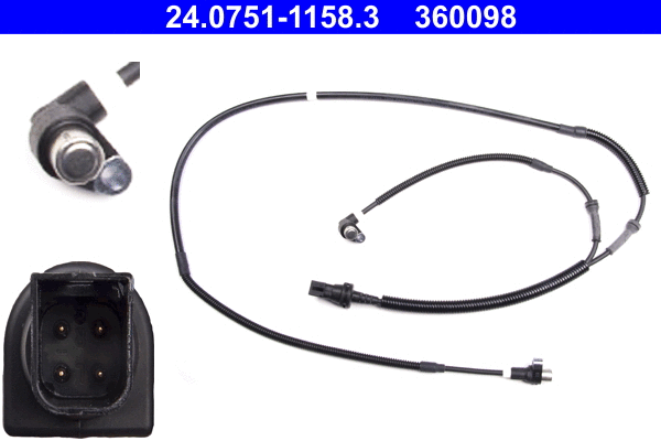 Sensor, wheel speed (24.0751-1158.3)