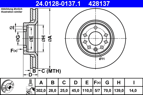 Brake Disc (24.0128-0137.1)