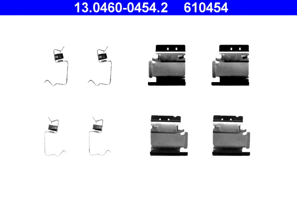 Accessory Kit, disc brake pad (13.0460-0454.2)