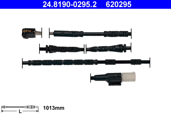 Warning Contact, brake pad wear (24.8190-0295.2)