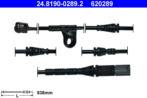 Warning Contact, brake pad wear (24.8190-0289.2)