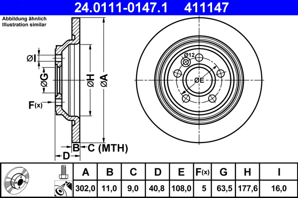 Brake Disc (24.0111-0147.1)