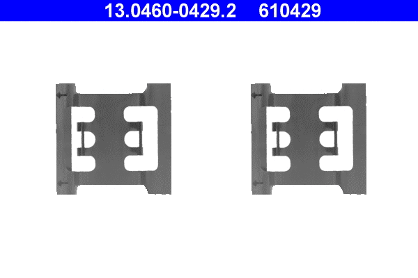 Accessory Kit, disc brake pad (13.0460-0429.2)