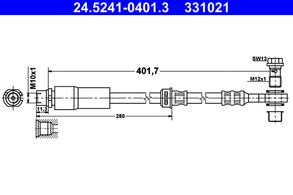 Brake Hose (24.5241-0401.3)