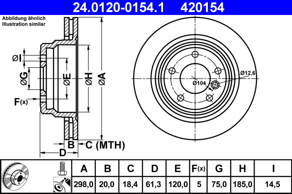 Brake Disc (24.0120-0154.1)