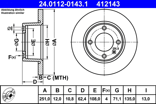 Brake Disc (24.0112-0143.1)