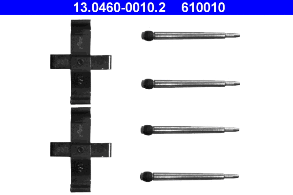 Accessory Kit, disc brake pad (13.0460-0010.2)